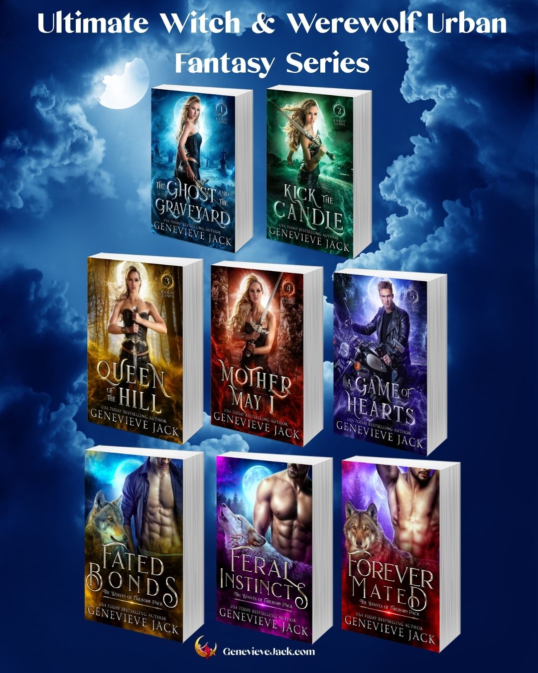 Ultimate Witch & Werewolf Urban Fantasy Romance Stack (paperback)